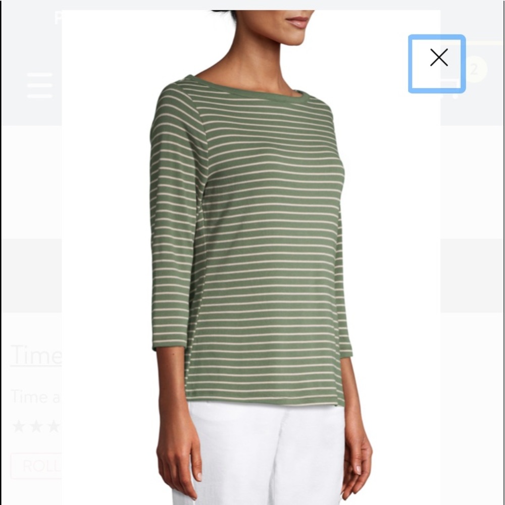 Time & Tru Classic Boatneck T-shirt Sz 2X - Picture 8 of 8